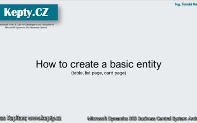 Kepty4Beginners: How to create a basic entity